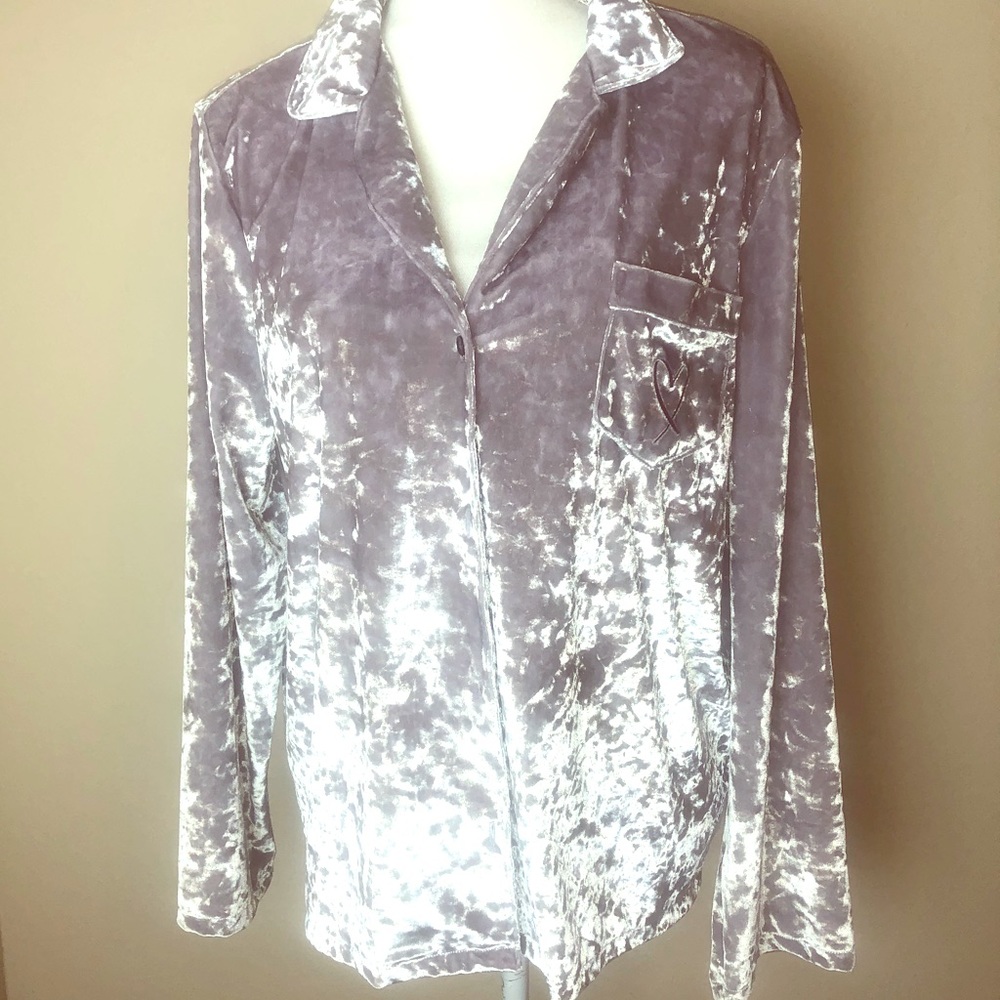 Victoria’s Secret velvet pajama top